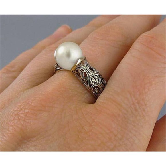 Pearl rings are 6,7,8,9,10 - Picture 5 of 5